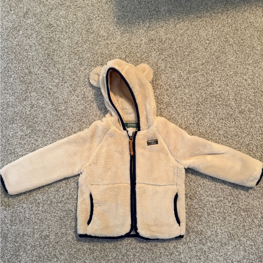 L.L. Bean hooded fleece for toddler